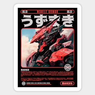 MOBILE SUIT MODEL UZUMAKI | ANIME MECH DESIGN Magnet